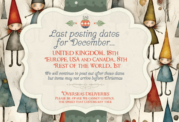 Last posting dates for festive delivery
