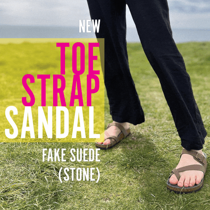 Toe Strap Sandal Stone