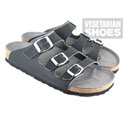 Triple Strap Sandal Black